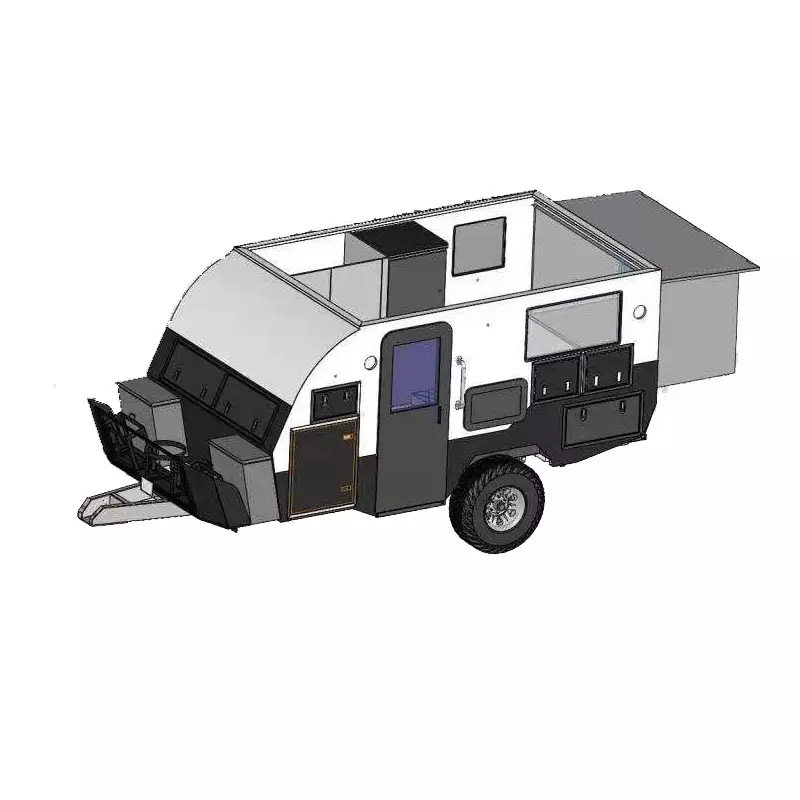 18ft Offroad Caravan / Off Road Camper Trailer Compact Rv For Families