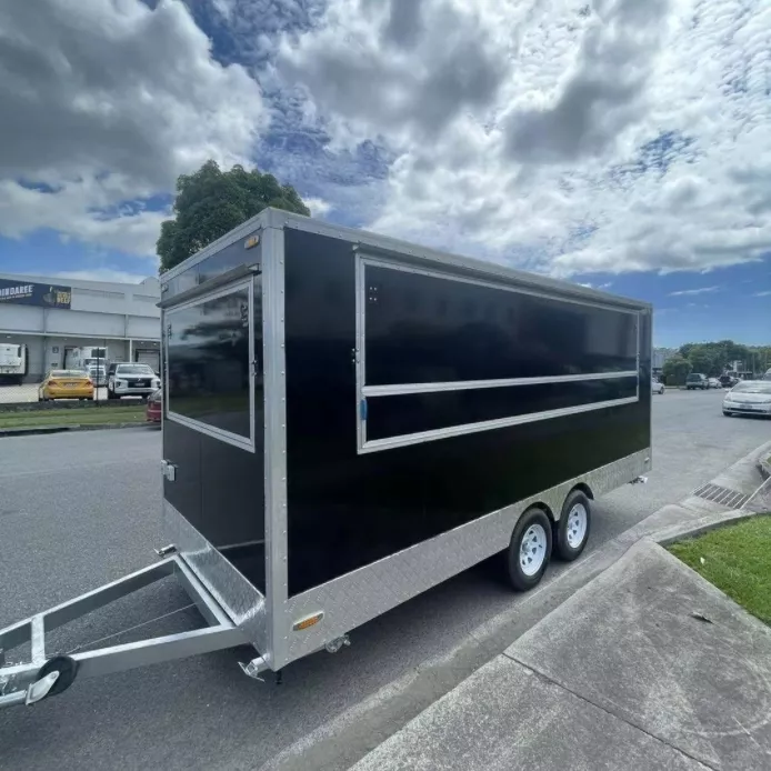 custom 12ft Commercial Food Van  Mobile Food Truck 