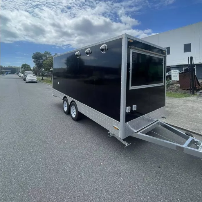 custom 12ft Commercial Food Van  Mobile Food Truck 